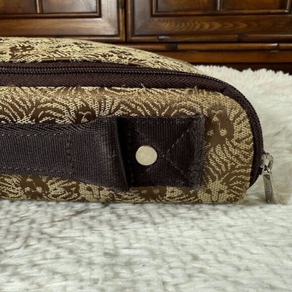 Vintage Anne Klein Bronze Lion Padded Laptop Sleeve Zip Top Handled Case - Picture 5 of 11